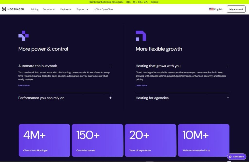 Hostinger data center locations worldwide for B2B hosting