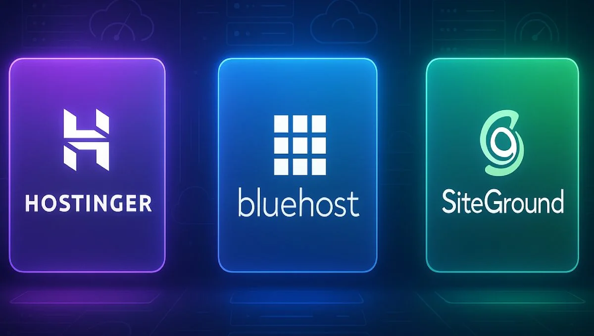 Hostinger compared to Bluehost SiteGround and GoDaddy
