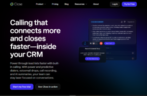Close CRM power dialer for inside sales teams 2026