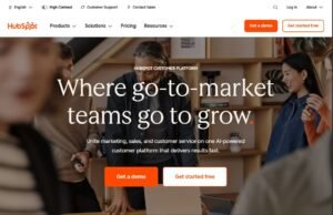 HubSpot CRM dashboard for growing businesses 2026