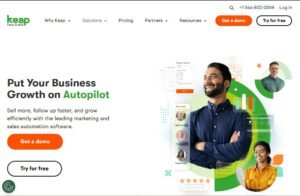 Keap CRM and automation dashboard for small business 2026