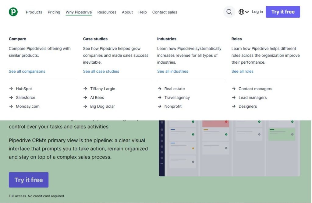 Pipedrive sales reporting and analytics dashboard