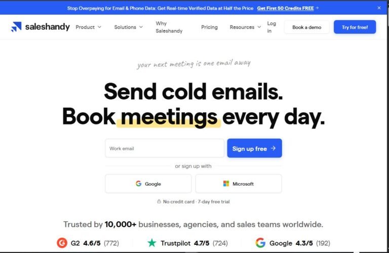 Saleshandy Review 2026: Best Cold Email Outreach Tool for B2B Sales Teams